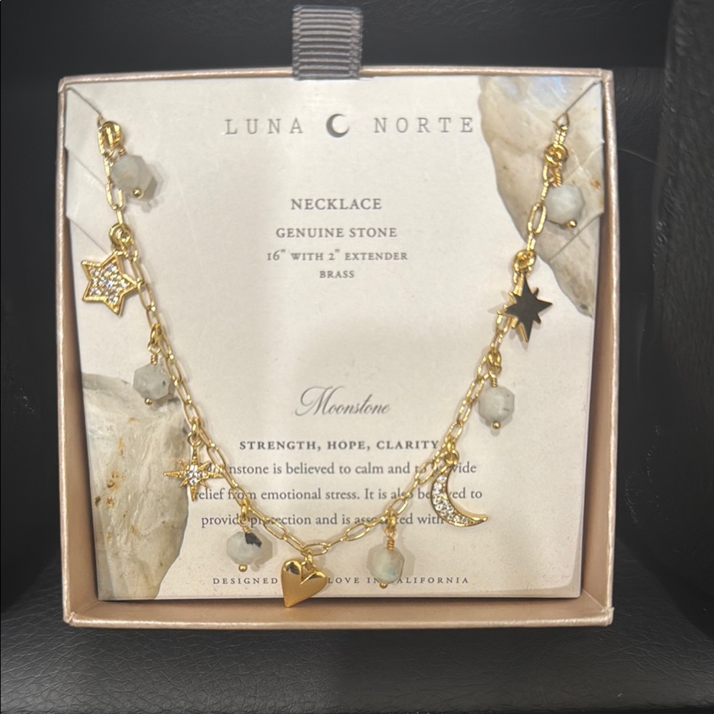 Gold Celestial Charm Necklace with Dainty Chain